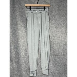 NVGTN Grey Joggers Activewear Pants Size L Athleisure Gym Fitness Travel